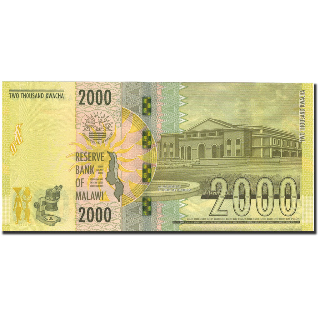 Banknot, 
  
  Malawi, 
  
  Kwacha 2000