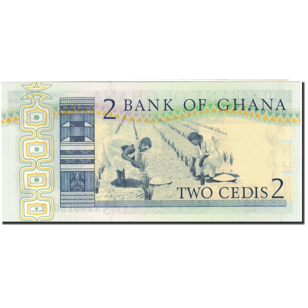 Banknot, 
  
  Ghana, 
  
  2 Cedis