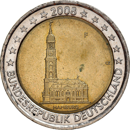 Niemcy, 
  
  2 euro, 
  
  2008