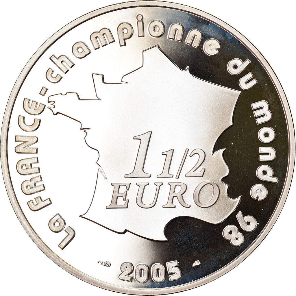 Francja, 
  
  1-1/2 Euro, 
  
  FIFA-Weltmeisterschaft