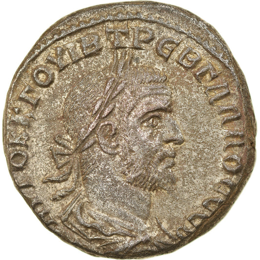 Moneta, 
  
  Trebonian Gallus, 
  
  Tetradrachma