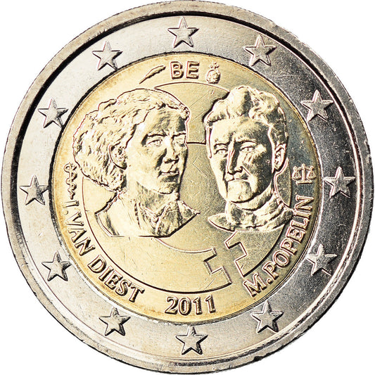 Belgia, 
  
  2 euro, 
  
  Die Rechte der Frau